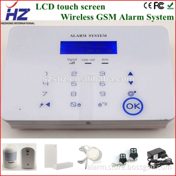 CID uploading to CMS wireless home PSTN alarm GSM security alarm system